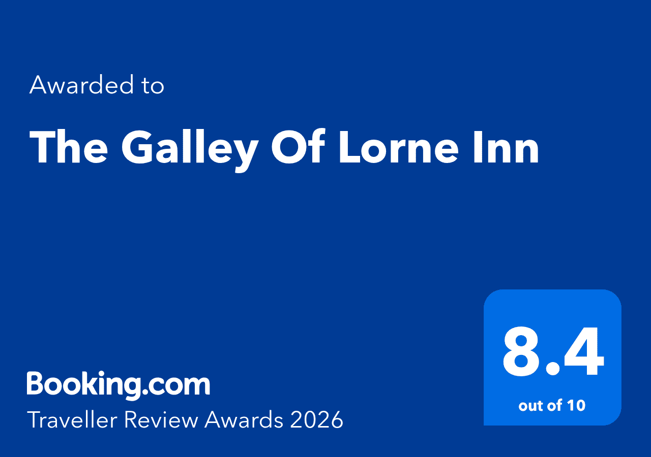 Booking.com Traveller Review Award 8.4 for The Galley of Lorne Inn